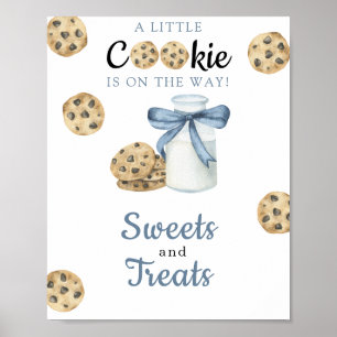 Milk Baby shower Sweets and treats Poster