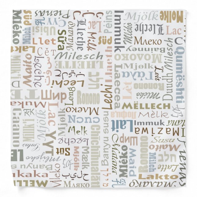 Milk Bandana (Front)