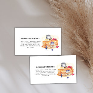Milk Berry Pancake Brunch Books For Baby Shower Enclosure Card