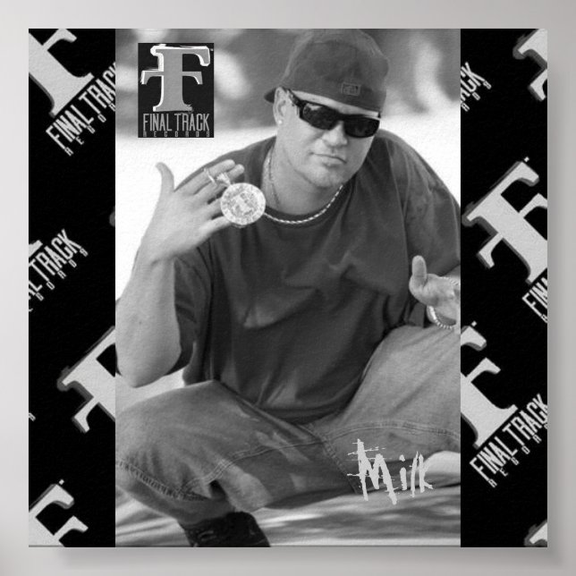 Milk black & white poster (Front)