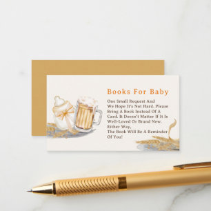 Milk Bottle Beer Books for Baby Enclosure Card