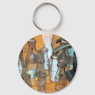 Milk Bottles Keychain