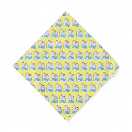 Milk cartoon illustration bandana