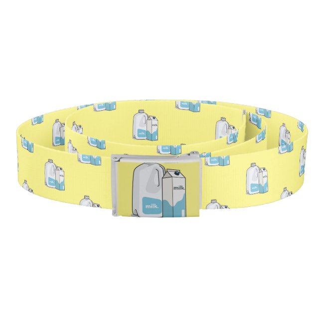 Milk cartoon illustration belt (Coil)