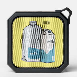 Milk cartoon illustration bluetooth speaker