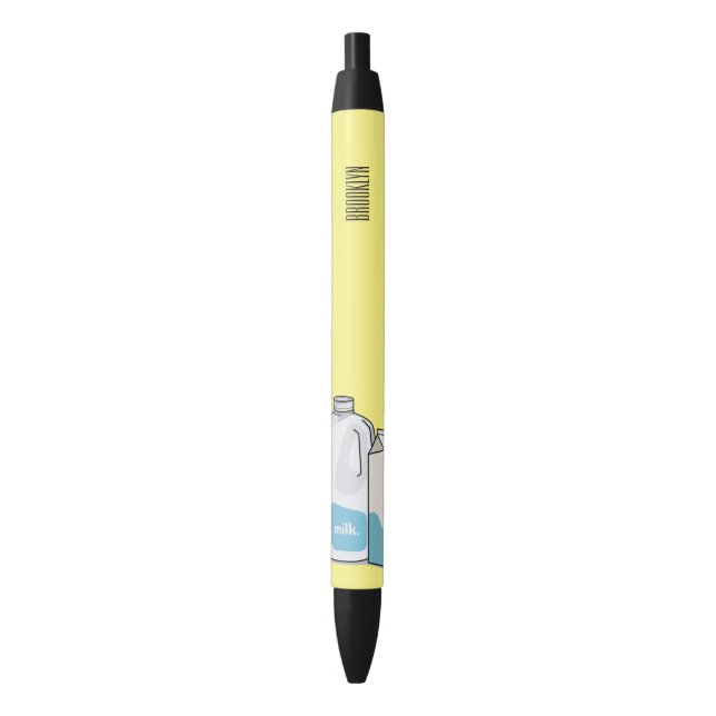 Milk cartoon illustration pen (Front Vertical)