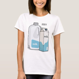 Milk cartoon illustration T-Shirt