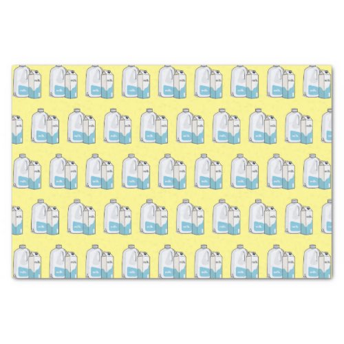 Milk cartoon illustration tissue paper