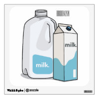 Milk cartoon illustration