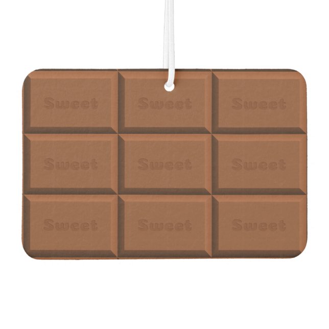 milk chocolate air freshener (Front)
