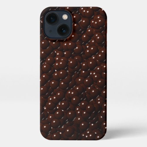 Milk Chocolate Candy Balls Camo iPhone Case