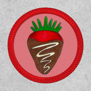 Milk Chocolate Dipped Berry Valentine's Day Sweet Patch