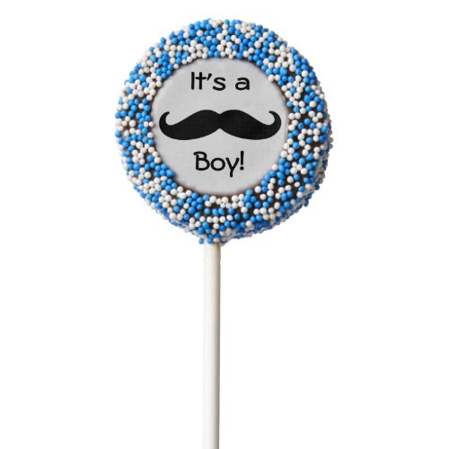 Milk Chocolate Dipped Oreo Its a Boy Cookies