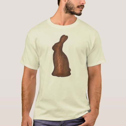 Milk Chocolate Easter Basket Candy Bunny Rabbit T_Shirt