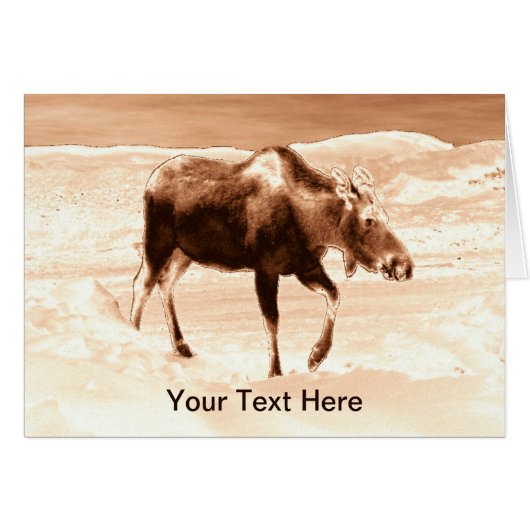 Milk Chocolate Moose Cards (Front Horizontal)