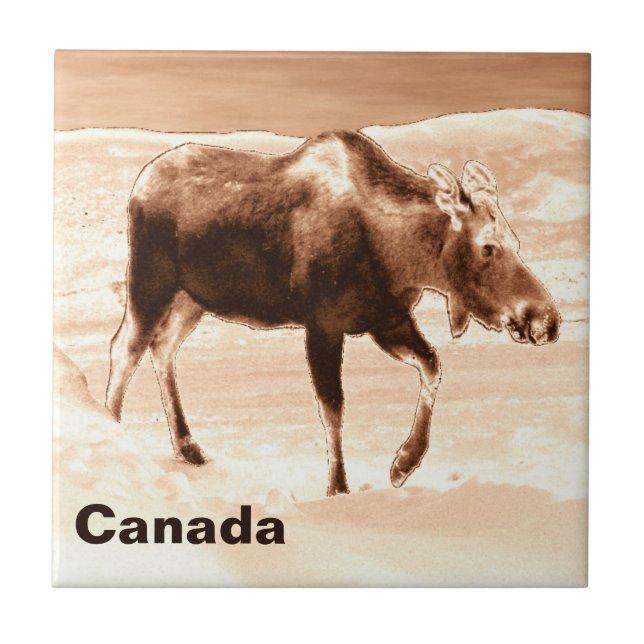 Milk Chocolate Moose Tile (Front)