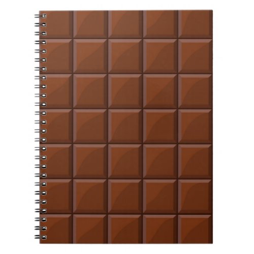 Milk chocolate notebook