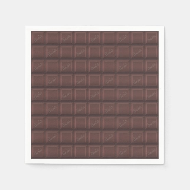 Milk chocolate paper napkins (Front)