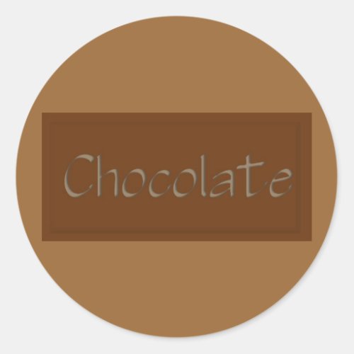 Milk Chocolate Sticker