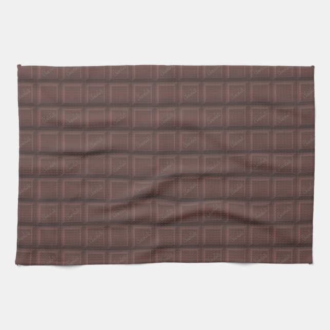 Milk chocolate towel (Horizontal)