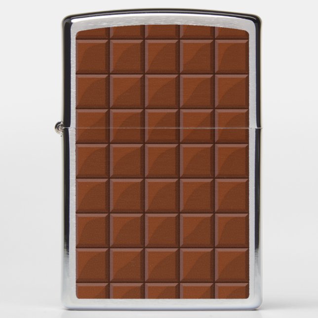 Milk chocolate zippo lighter (Front)