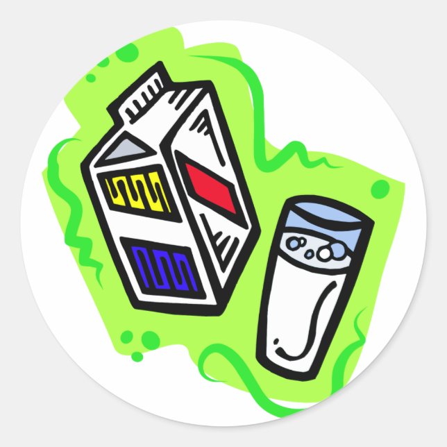 Milk Classic Round Sticker (Front)