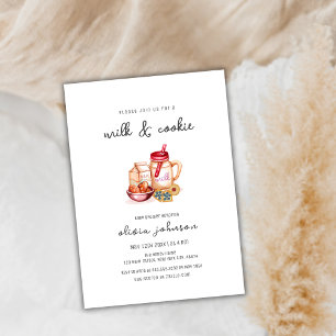 Milk & Cookie Gender Neutral Baby Shower Invitation