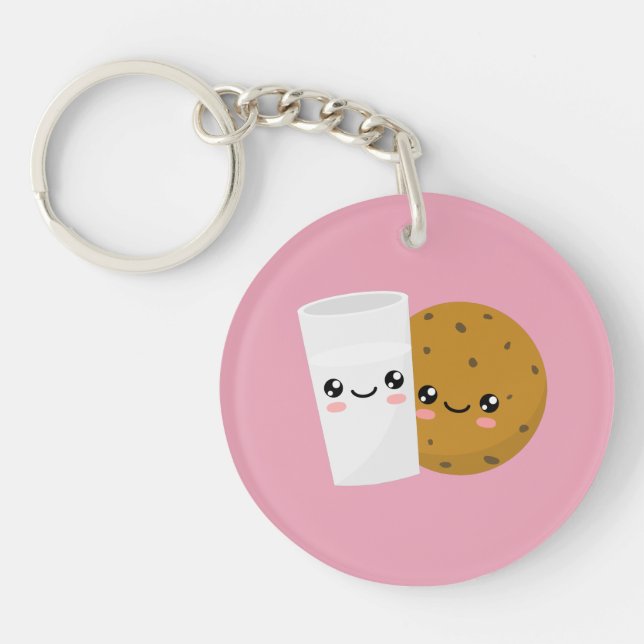 Milk & Cookie Keychain (Front)