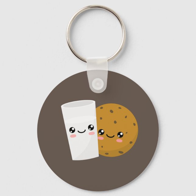 Milk & Cookie Keychain (Front)