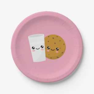 Milk & Cookie Paper Plates