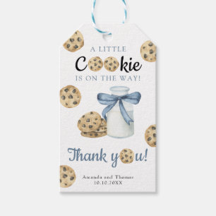 Milk & Cookies Baby shower - Thank You Card Gift Tags