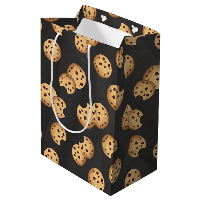 Milk & Cookies Birthday Gift Bag – Chocolate Chip  (Back Angled)