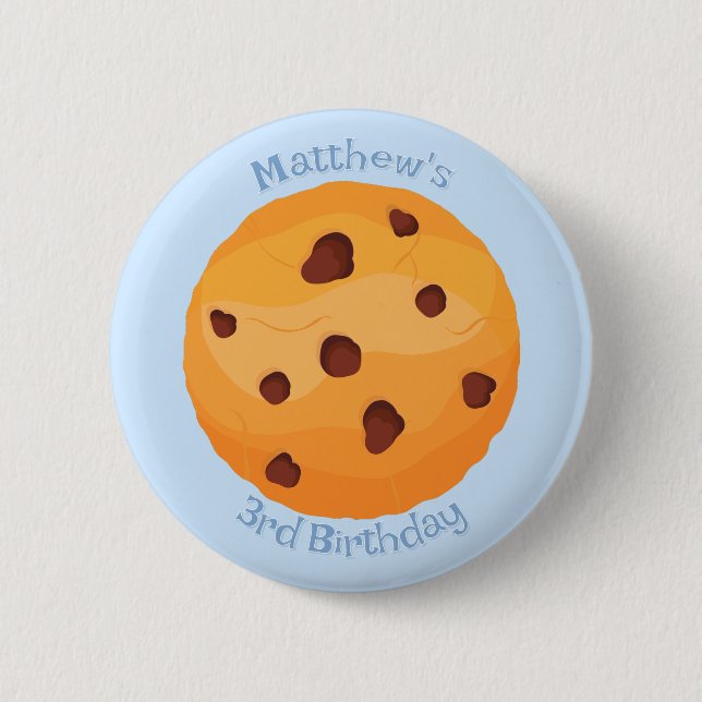 Milk & Cookies Button (Front)