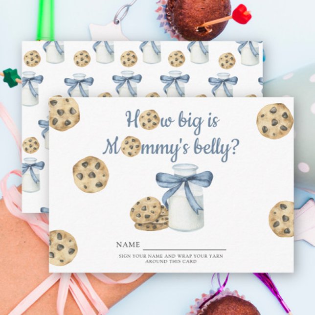 Milk Cookies How big is mommy's belly game Enclosure Card (Creator Uploaded)
