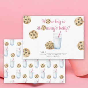 Milk Cookies How big is mommy's belly game Enclosure Card