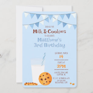 Milk & Cookies Invitation