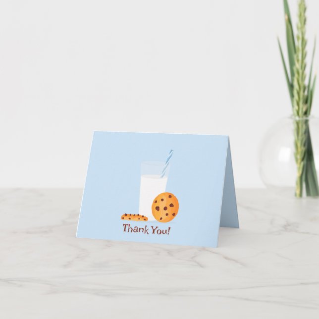 Milk & Cookies Note Card (Front)