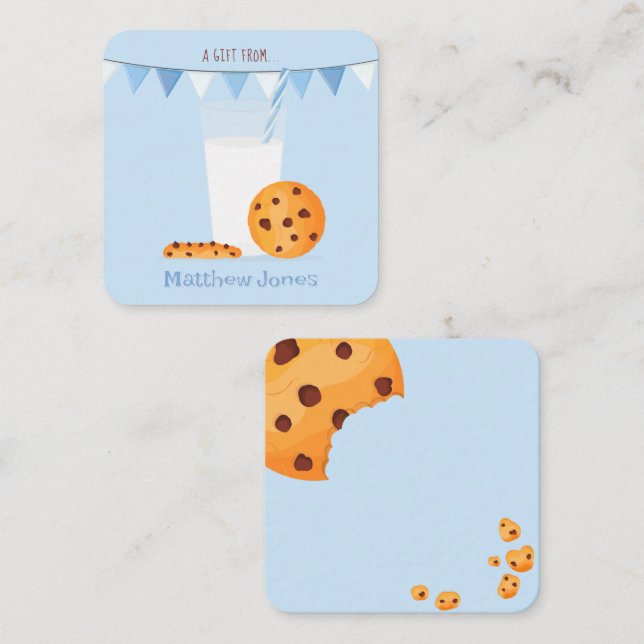 Milk & Cookies Note Card (Front/Back)