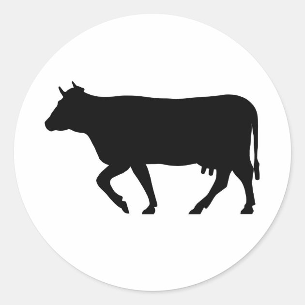 10 Cow shaped Gift Tags//labels