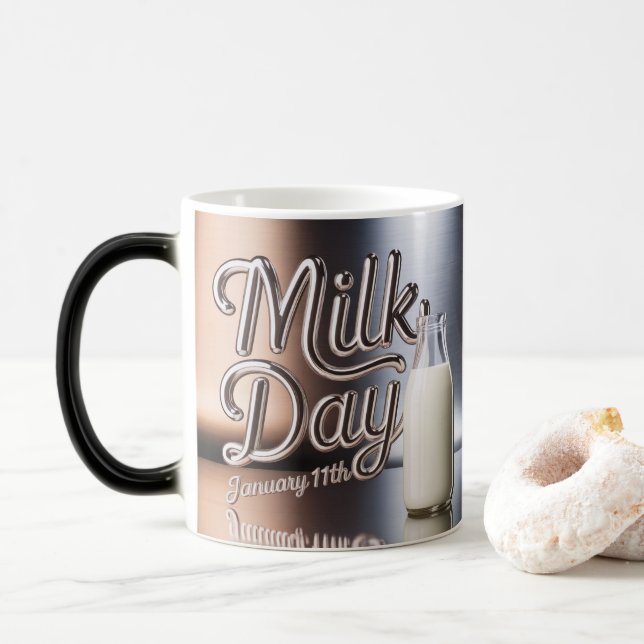 Milk Day Morphing Mug January 11th (With Donut)