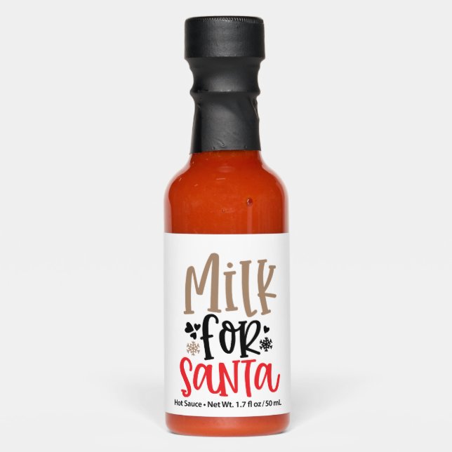Milk for Santa Hot Sauces (Front)
