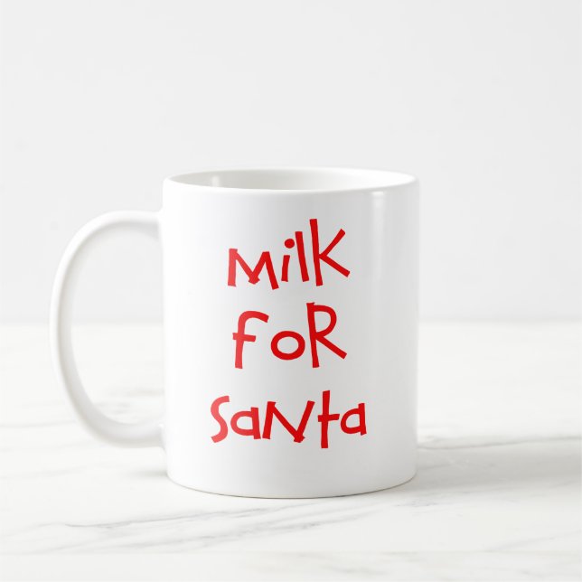 Milk for Santa Mug (Left)