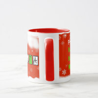 Christmas Eggnog in Here Personalize Funny Holiday Espresso Cup, Zazzle