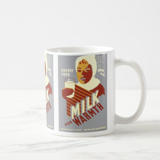 Milk for Warmth Coffee Mug (Right)