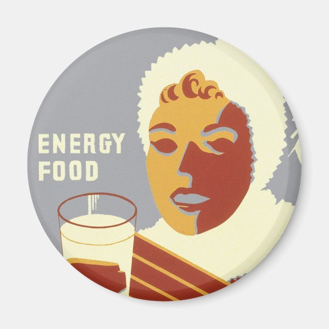 Milk for Warmth Magnet (Front)