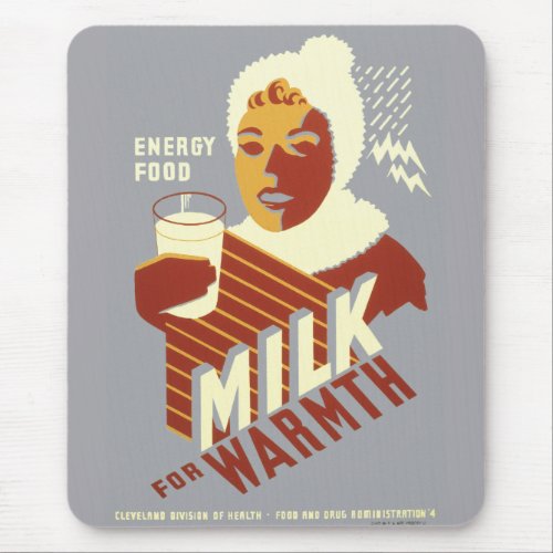 Milk for Warmth Mouse Pad