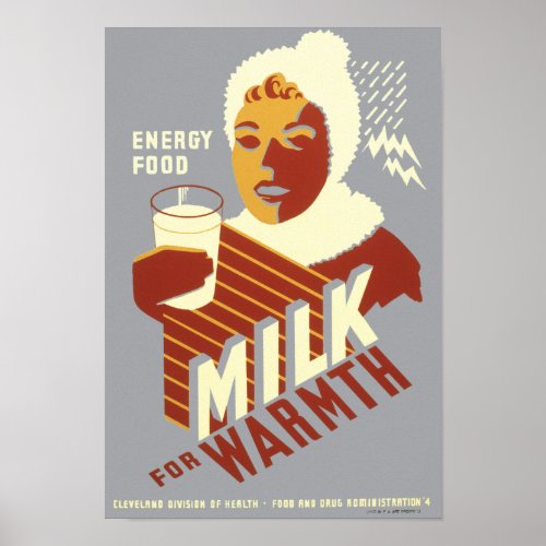 Milk for Warmth Poster