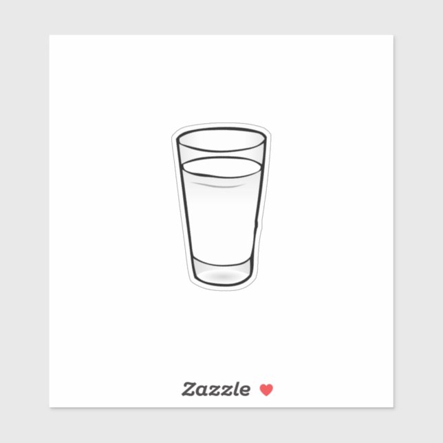 Milk Glass Cup Sticker (Sheet)