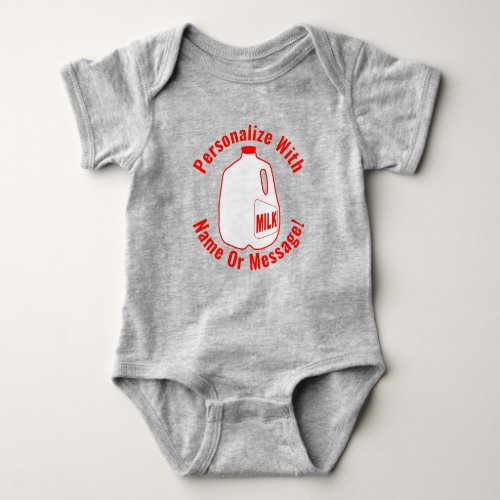 Milk Jug Baby Bodysuit