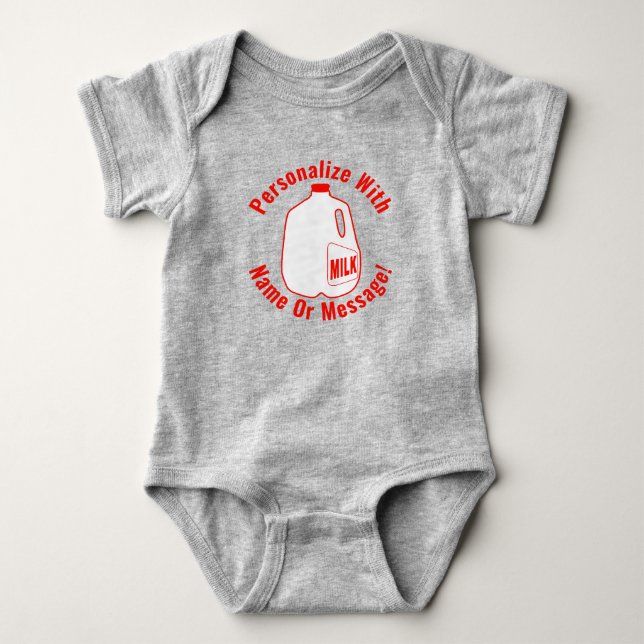Milk Jug Baby Bodysuit (Front)